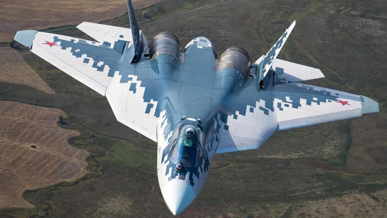 Avionul rusesc Suhoi SU-57 de generatia a cincea a fost ridiculizat de chinezi la Salonul Aerian de la Zhuhai Imagine