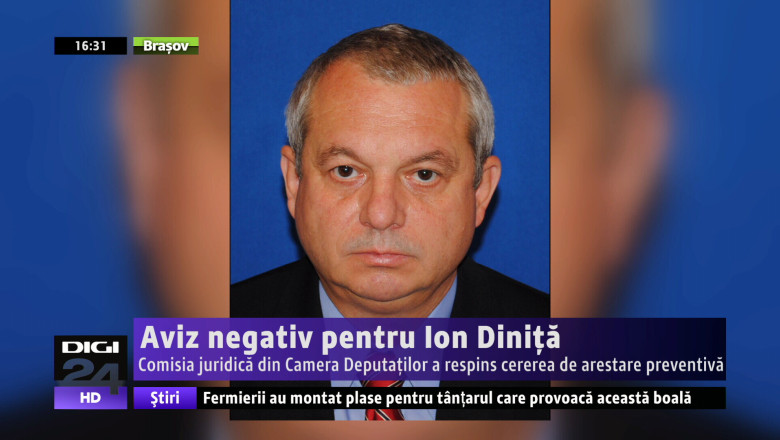 Aviz negativ pentru Ion Dinita Imagine