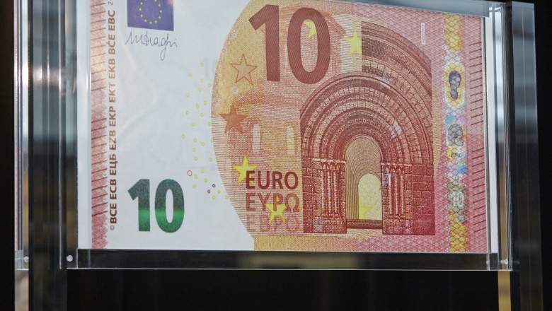 Azi a intrat in circulatie noua bancnota de 10 euro. Care sunt elementele de siguranta Imagine