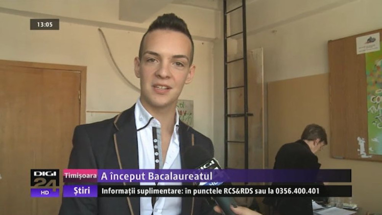 Bacalaureatul, prima zi: intra in atmosfera examenului Imagine