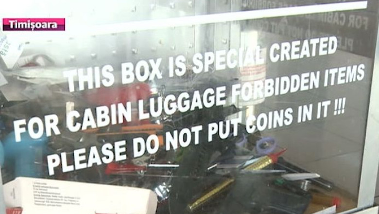 Bagajele de mana, cutii cu surprize. Calatorii au incercat sa urce in avion cu masini de gaurit si catuse erotice Imagine