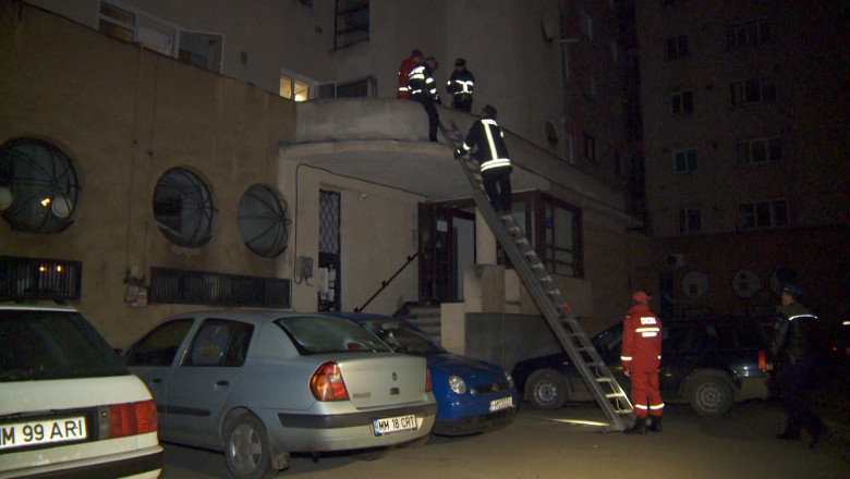 BAIA MARE. Un tanar a cazut in gol in timp ce escalada un bloc Imagine