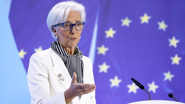 Banca Centrala Europeana mentine dobanda-cheie neschimbata, in asteptarea unui acord comercial UE-SUA. Mesajul lui Christine Lagarde Imagine