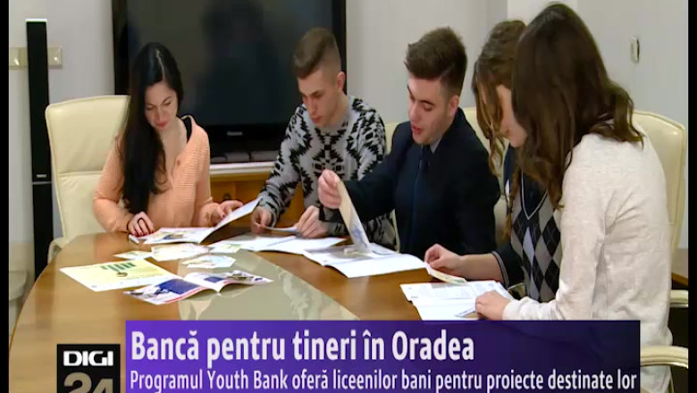 Banca pentru tineri in Oradea. Pogramul Youth Bank ofera liceenilor bani pentru diverse proiecte Imagine