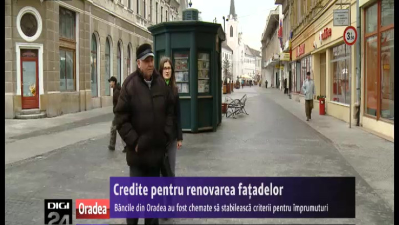 Bancile din Oradea au fost chemate sa stabileasca criterii pentru acordarea creditelor pentru renovarea fatadelor Imagine