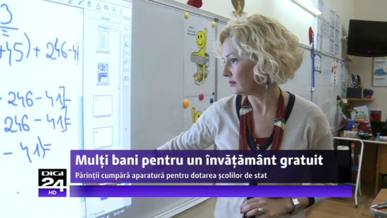 Bani pentru fondul clasei. Cum rezolva unii parinti problema lipsei de dotari din scolile de stat in perfecta legalitate Imagine