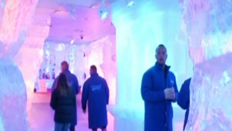 Bar din gheata la New York Imagine