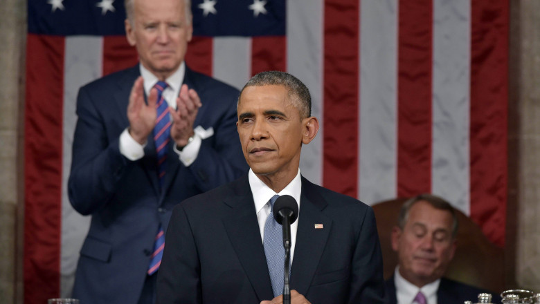 Barack Obama, discurs despre starea natiunii: „Intoarcem pagina. Intrebarea nu este daca America conduce lumea, ci cum o face” Imagine
