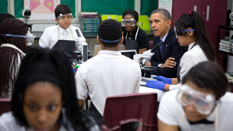 Barack Obama, impresionat de inventatorii sositi la Casa Alba Imagine