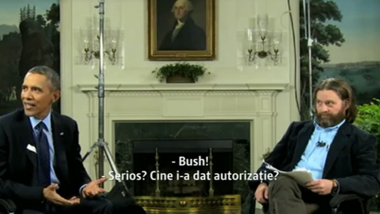 Barack Obama, intr-o postura inedita. Presedintele SUA a participat la o emisiune de comedie controversata Imagine