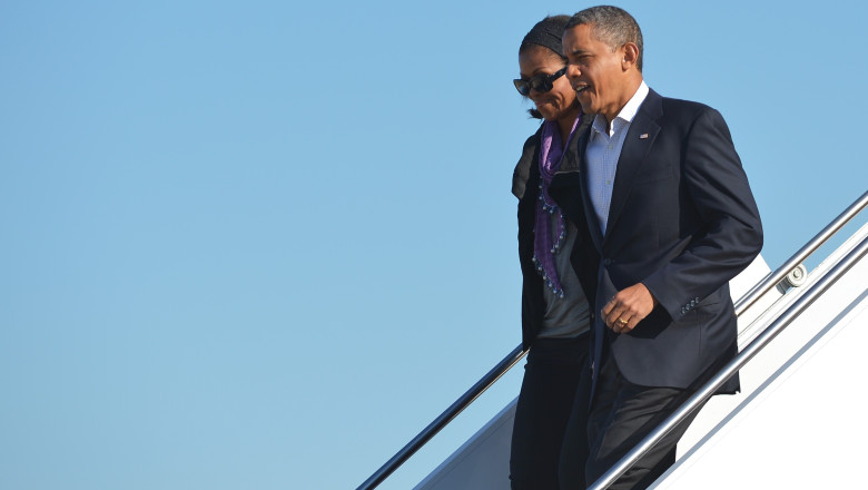 Barack Obama intra in vacanta. Presedintele SUA pleaca in Hawaii, unde va petrece sarbatorile Imagine