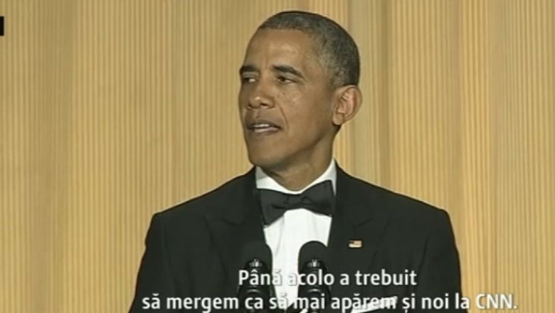 Barack Obama, ironic la cina anuala cu ziaristii: A trebuit sa mergem pana in Malaezia ca sa mai aparem si noi la CNN Imagine