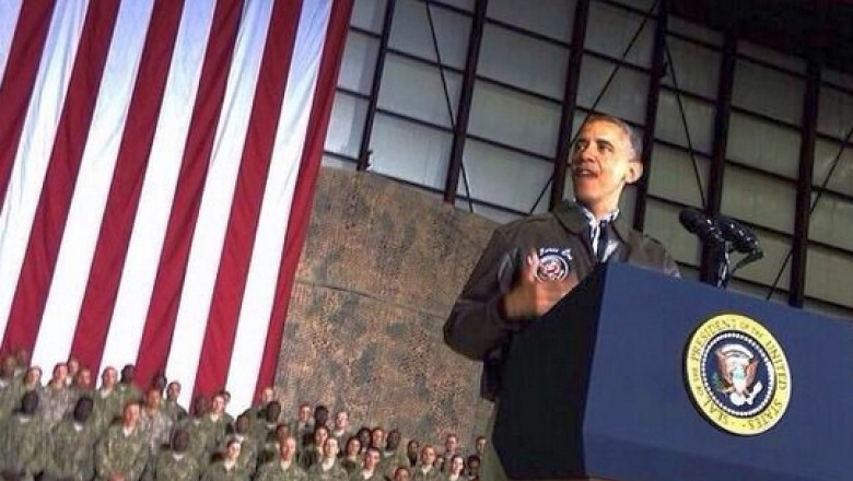 Barack Obama, vizita inopinata in Afganistan. Presedintele SUA a mers la baza militara din Bagram Imagine