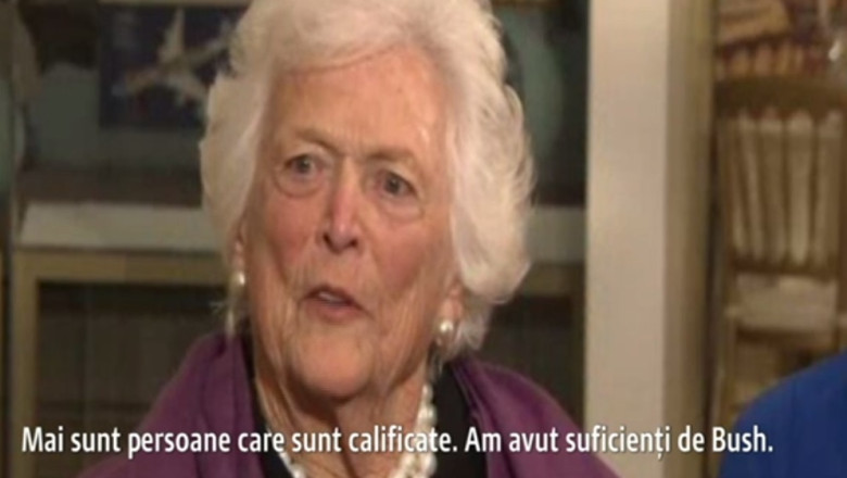 Barbara Bush s-a razgandit Imagine