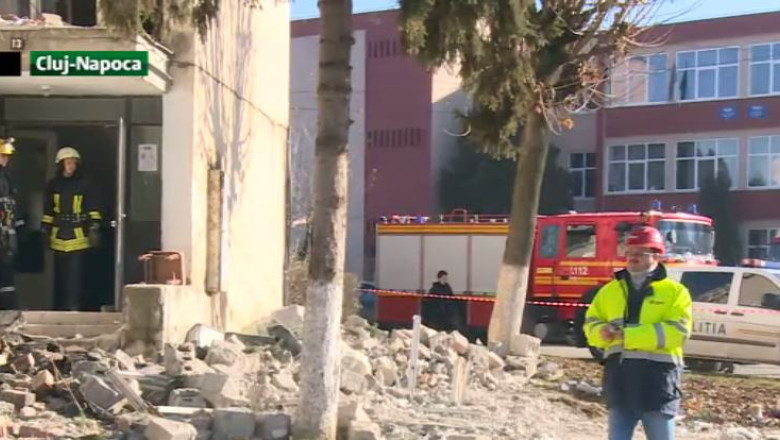 Barbat retinut in urma exploziei Imagine