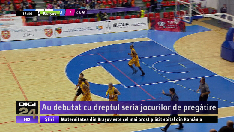 BASCHET.  Au debutat cu dreptul seria jocurilor de pregatire Imagine