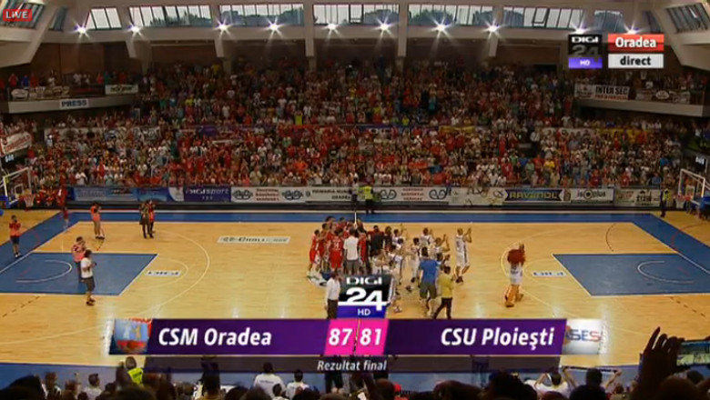 BASCHET. CSM Oradea egaleaza scorul in partidele cu CSU Ploiesti si trimite finala in „decisiv" Imagine