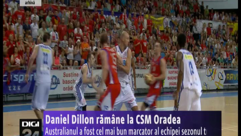 BASCHET. Daniel Dillon ramane la CSM Oradea Imagine