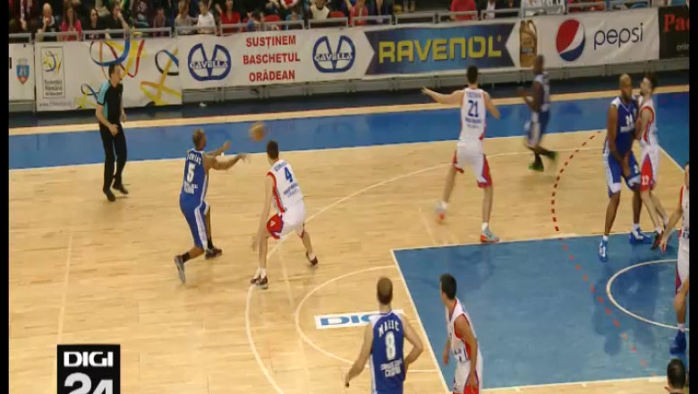 BASCHET. Diferenta de scor, singura necunoscuta a meciului CSM Oradea - Farul Imagine