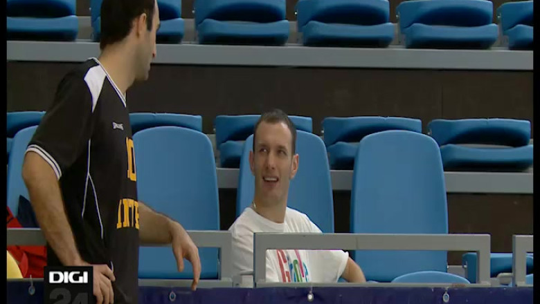 BASCHET. Extrema CSM U Oradea, Adrian Gutoaia, s-a accidentat la primul meci la noua sa echipa Imagine