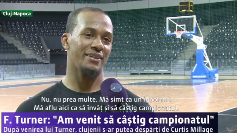 Baschet. Frank Turner: "Am venit sa castig campionatul" Imagine