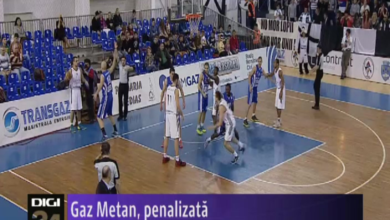 BASCHET. Gaz Metan, penalizata Imagine