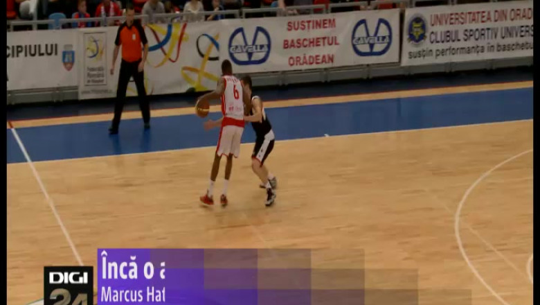 BASCHET. Marcus Hatten a suferit o entorsa la genunchi in partida cu U Cluj Imagine