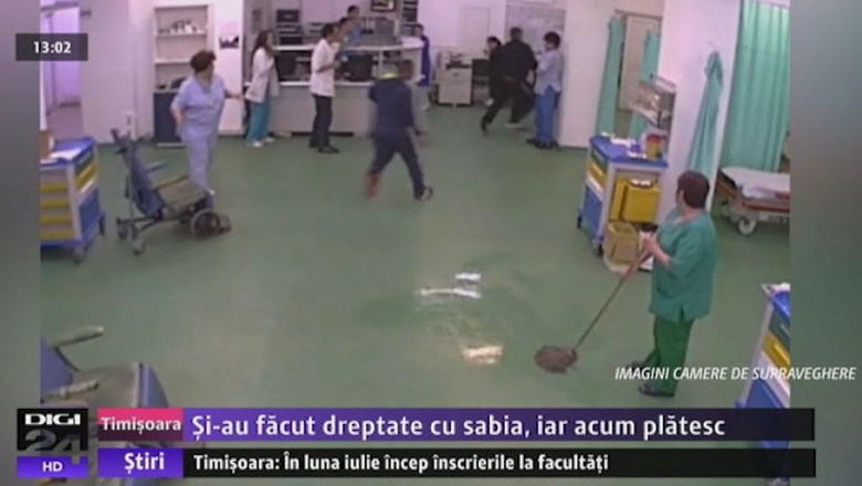 Bataie cu sabii - episodul doi: imagini de pe o camera de supraveghere Imagine