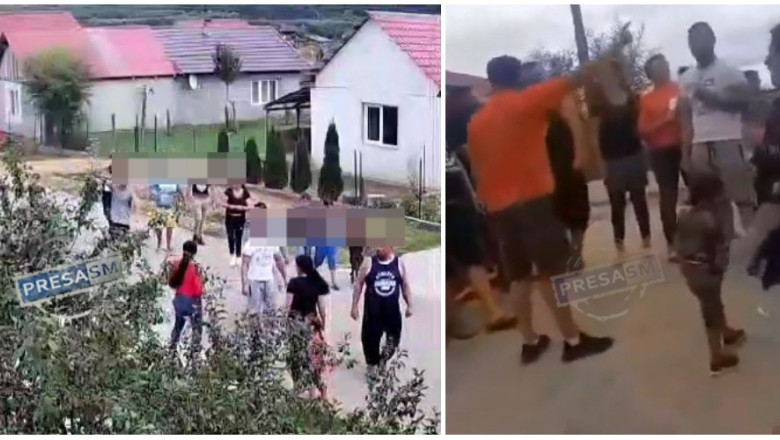 Bataie generala cu bate si cutite intr-un sat din Satu Mare, dupa ce un copil ar fi luat apa de la o cismea stradala Imagine