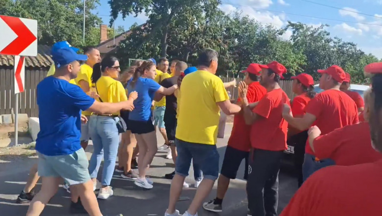 Bataie intre sustinatorii PSD si PNL in comuna Belciugatele. De la ce a pornit scandalul Imagine