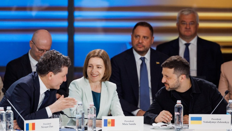„Batalia pentru Europa”. Reuniune cruciala la Odesa: Nicusor Dan, Maia Sandu, Volodimir Zelenski, intalnire tripartita Imagine