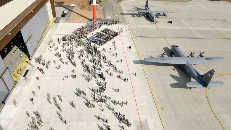 Bazele militare din Germania au raportat 270 de incidente cu drone in doar 3 luni. „Ramstein a fost vizitata de 15 aparate, simultan”   Imagine