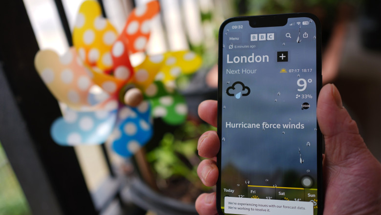 BBC a prognozat, din greseala, rafale de vant de peste 30.000 km/h in Marea Britanie. „Du-te acasa, aplicatie meteo, esti beata!” Imagine