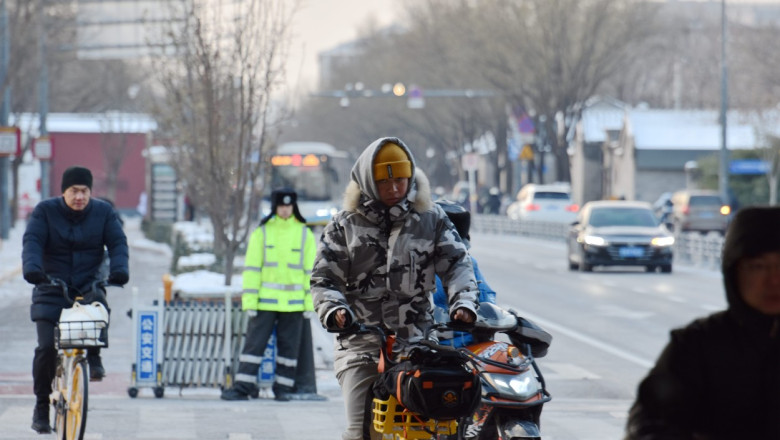 Beijingul a inregistrat cel mai lung val de ger de la inceputul masuratorilor meteo Imagine