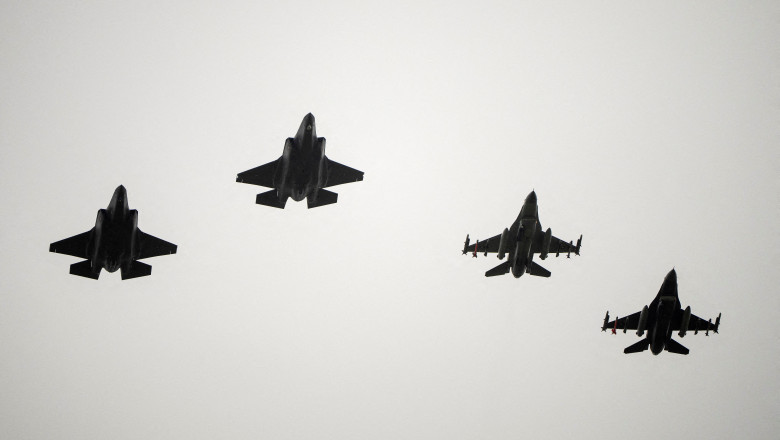 Belgia si-a primit dupa sapte ani comanda de avioane F-35. Dar spatiul sau aerian nu e suficient pentru a le permite sa zboare Imagine