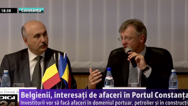 Belgienii, interesati de afaceri in Portul Constanta  Imagine