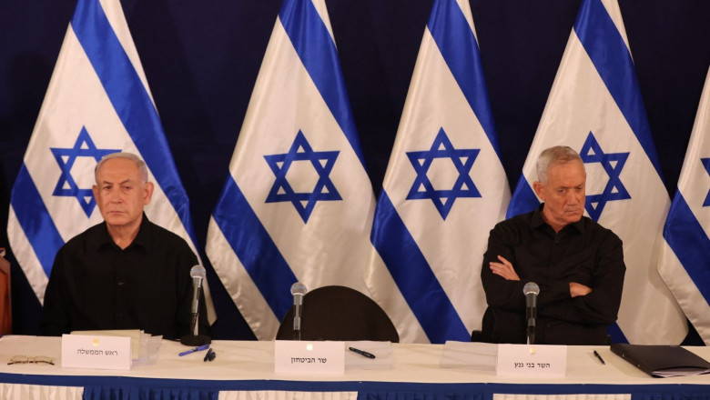 Benny Gantz face apel la Benjamin Netanyahu sa formeze un guvern pentru eliberarea ostaticilor si excluderea extremistilor de la putere Imagine