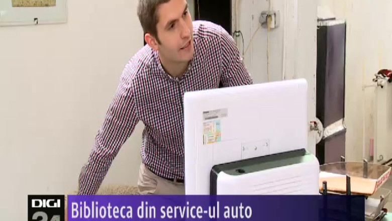 Biblioteca din service-ul auto Imagine