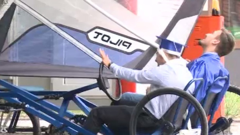 Bicicleta cu vela a fost inventata la Constanta Imagine