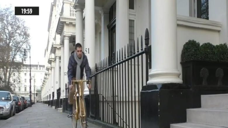 Bicicleta de aur Imagine