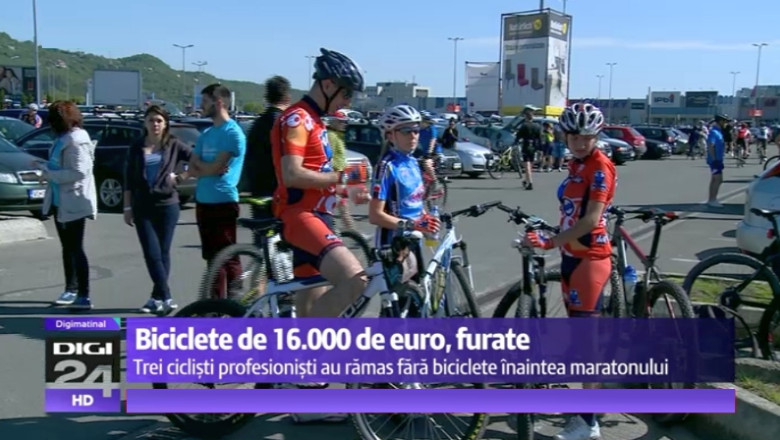 Biciclete de 16.000 de euro, furate inaintea concursului de ciclism din Cluj-Napoca. Pagubitii sunt trei dintre competitori Imagine