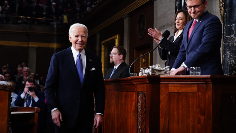 Biden a strans 10 milioane de dolari in 24 de ore dupa discursul privind Starea Uniunii, pentru campania electorala Imagine