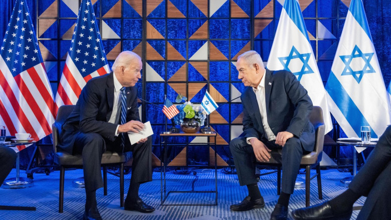 Biden l-a asigurat pe Netanyahu ca SUA vor apara Israelul „de toate amenintarile din Iran” Imagine