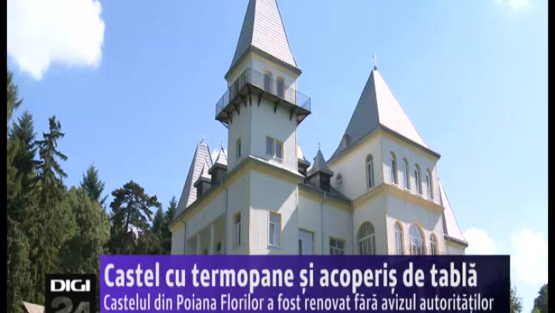BIHOR. Castelul din Poiana Florilor, refacut cu termopane si acoperis de tabla Imagine