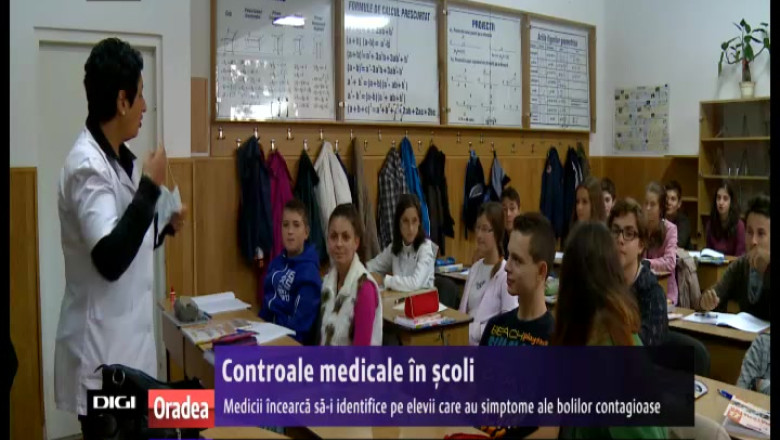 BIHOR. Controale medicale in scoli Imagine