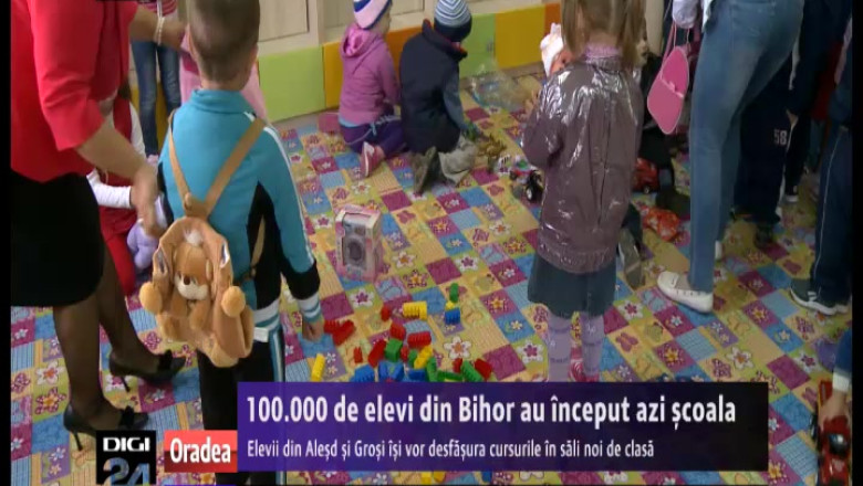 BIHOR. Peste 700 de elevi din Alesd si Grosi au inceput scoala in sali de clasa proaspat construite Imagine