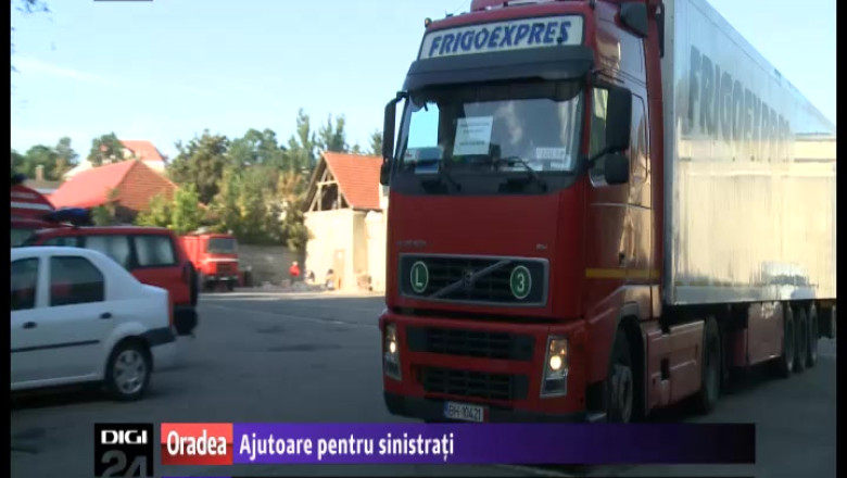 Bihorenii au strans zeci de tone de ajutoare pentru sinistratii din Galati Imagine