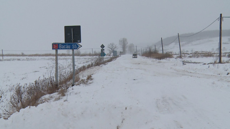 Bilant dupa ninsori si viscol. In urma codului portocaliu de vreme rea au fost inchise 14 drumuri in Vaslui Imagine