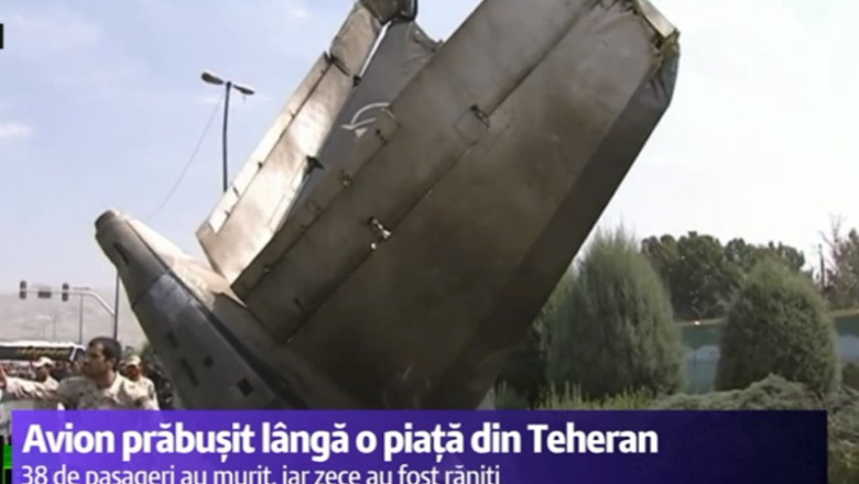 Bilant revizuit. Noua oameni au supravietuit tragediei aviatice din Iran Imagine