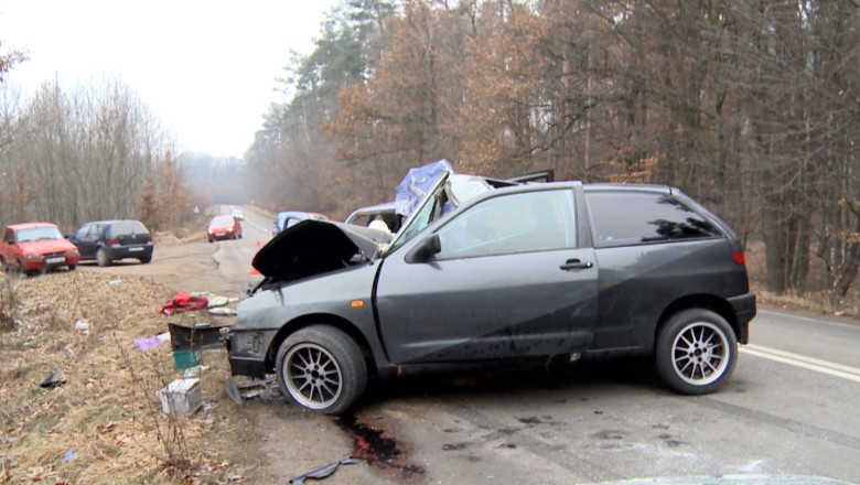 Bilant rutier tragic, pe vreme rea, in Suceava Imagine